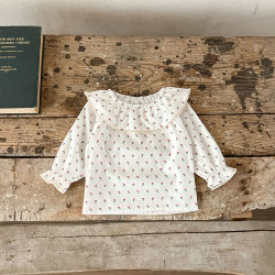 3-24M Baby Girls Floral Tops Or Denim Overalls  Baby Boutique Clothing   