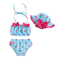 3-24M Baby Girls Flamingo Two Piece Swimsuit  Baby Boutique Clothing   