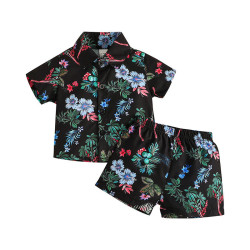 6M-3Y Baby Boys Sets Floral Shirts & Shorts  Boys Boutique Clothing   