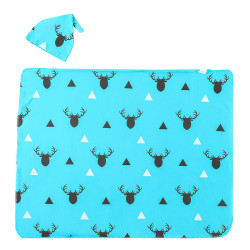 Baby Elk Triangle Print Blanket Newborn Swaddle Sleeping Bag & Hat  Accessories Vendors   