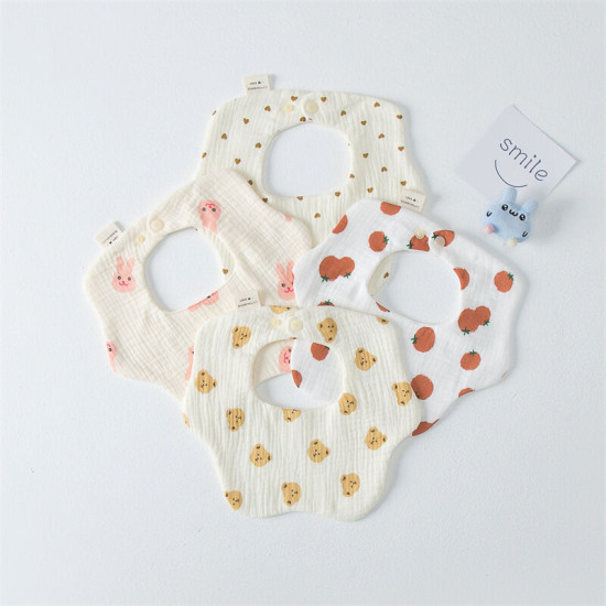 0-12M Cartoon Love Heart Newborn Bibs  Accessories Vendors   