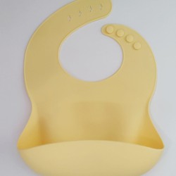 Solid Color Silicone Bibs For Baby  
