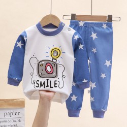 6M-6Y Toddler Girls Boys Sets Cotton Pajamas Home Clothes Pullover & Pants  Toddler Clothing   