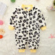 0-18M Baby Facecloth Leopard Print Pajamas Jumpsuit  Baby Clothing   