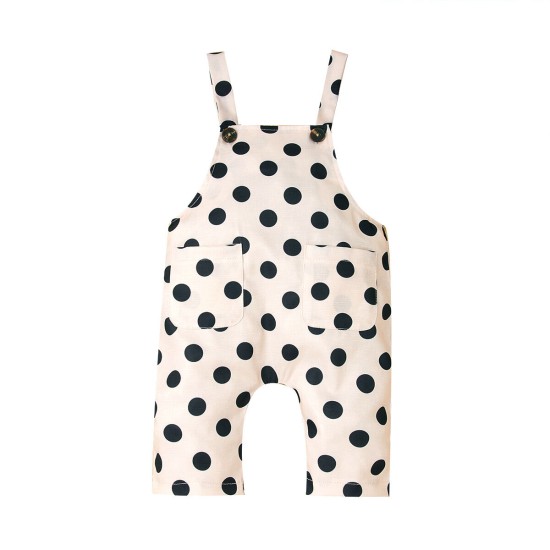 0-12M Baby Polka Dots Overalls  Baby Boutique Clothing   