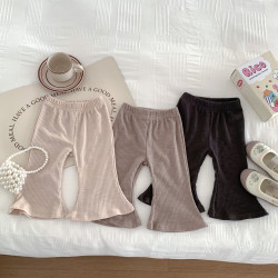 3-24M Baby Ribbed Flared Pants Candy Multicolor  Baby Clothes   