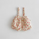 3-24M Floral Polka Dot Baby Overalls Onesie  Baby Boutique Clothing   