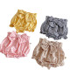 3-24M Baby Girls Bow Plaid Shorts  Baby Clothes   