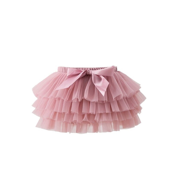 New 3M-3Y Baby Girls Bow Mesh Tutu Skirts  Baby Boutique Clothing   