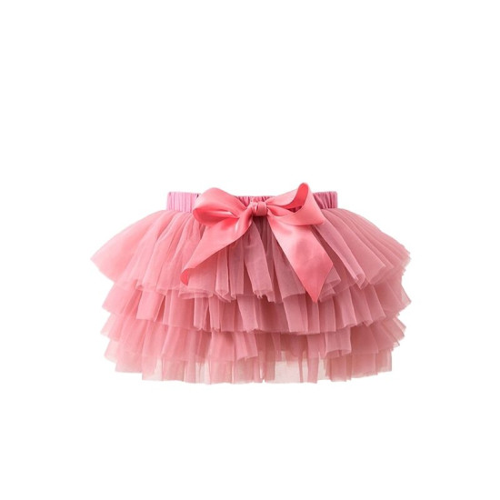 New 3M-3Y Baby Girls Bow Mesh Tutu Skirts  Baby Boutique Clothing   