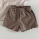 6-24M Baby Solid Color Elastic Waist Shorts  Baby Boutique Clothing   