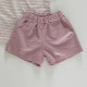 6-24M Baby Solid Color Elastic Waist Shorts  Baby Boutique Clothing   