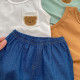 3-24M Baby Denim Lantern Shorts  Baby Boutique Clothing   