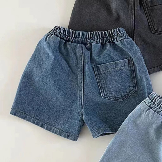 6-24M Baby Pocket Denim Shorts  Baby Boutique Clothing   