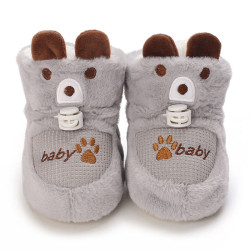 3-18M  Baby Winter Non-Slip Sole Cotton Shoes   