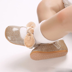 3-18M Baby Girl Bow Shoes Non-Slip Rubber Soles  Accessories Vendors   