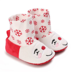 3-18M Unisex Baby Christmas Snowflake Socks Shoes  Accessories Vendors   