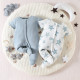 0-6M Baby Star Print Short Sleeves Footie 2 Pack Jumpsuit  Baby Clothes   