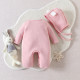 0-9M Newborn Sheep Shape Long-Sleeved Footie Jumpsuit & Hats  Baby Clothes   