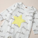 0-9M Baby Five-Pointed Star Pattern Footie Jumpsuit  Baby Boutique Clothing   