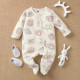 0-9M Baby Shell Print Footie Jumpsuit  Baby Clothes   