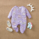 0-9M Baby Shell Print Footie Jumpsuit  Baby Clothes   