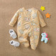 0-9M Baby Shell Print Footie Jumpsuit  Baby Clothes   