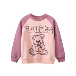 5-11Y Kids Bear Letter Fleece Sweatshirts  Kids Boutique Clothing   