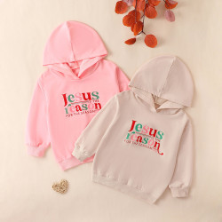 2-7Y Unisex Letter Hooded Sweatshirts  Toddler Boutique Clothing   