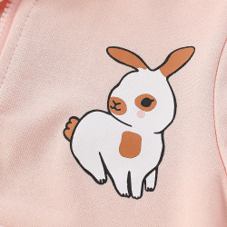 18M-7Y Toddler Girls Sika Deer Zipper Hooded Jackets  Girls Clothes   