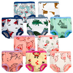 12M-5Y Toddler Panties Cartoon Washable Training Pants For Boys And Girls   