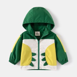 18M-6Y Toddler Boys Dino Hooded Casual Jackets  Boys Clothing   
