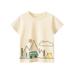 18M-7Y Toddler Boys Printes Short Sleeve T-Shirts  Boys Clothing   