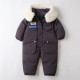 12M-4Y Winter Toddelr Fur Collar Ski Jumpsuit  Toddler Boutique Clothing   