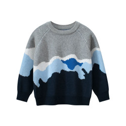 18M-7Y Toddler Boys Contrast Knitted Sweater  Boys Clothing   