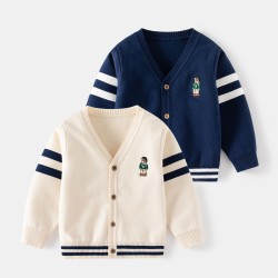 18M-6Y Toddler Boys Sweater V-Neck Cardigan  Boys Clothing   