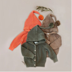 9M-5Y Toddler Knitted Cardigan Jacket  Toddler Boutique Clothing   