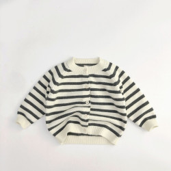 9M-6Y Toddler Striped Knitted Cardigan  Toddler Boutique Clothing   