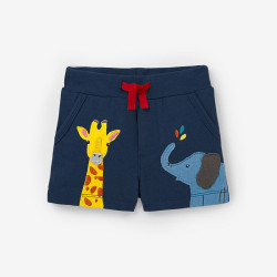 18M-7Y Toddler Boys Animal Embroidered Shorts  Boys Clothes   