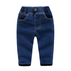 18M-6Y Toddler Boys Solid Color Fleece Jeans  Boys Clothing   