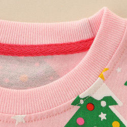 18M-7Y Toddler Christmas Tree Print Long Sleeve Jumper  Toddler Boutique Clothing   
