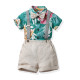 6M-6Y Toddler Boys Sets Bow Knot Shirt & Shorts  Boys Boutique Clothing   