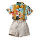 6M-6Y Toddler Boys Sets Bow Knot Shirt & Shorts  Boys Boutique Clothing   